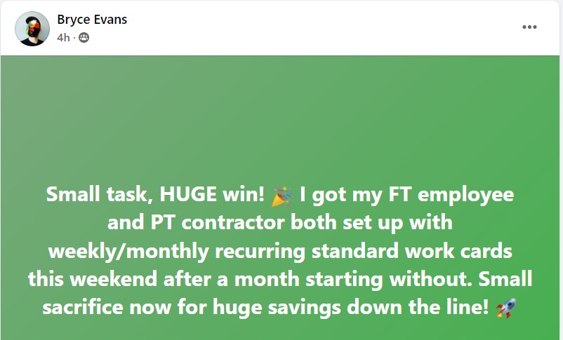 Testimonial: Strategic time reclamation